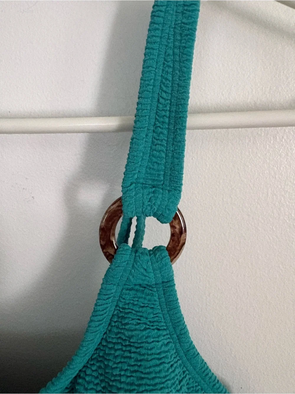 Ribbed one piece bathing suit